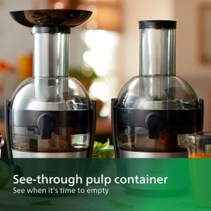 Philips Viva Juicer 800W – Black Electric Juice Extractor