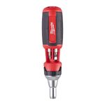 Milwaukee Universal Ratchet Screwdriver 10 in 1 Color E 0 W 0 V Multicoloured One Size, 4932471598