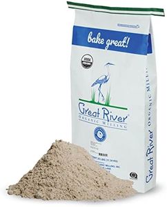 Great River Milling Organic Dark Rye Flour Whole Grain Rye Flour for Bread Unbromated, Non-GMO, Kosher Sourdough Starter Rich in Flavor, Perfect for Artisan Breads 25 Lb (Pack Of 1)