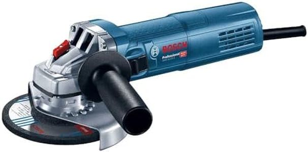 Bosch Professional Corded Angle Grinder GWS 9-115 S (900W, 110V, incl. Auxiliary Handle, in Box)
