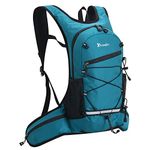 Fistcale Lightweight Breathable Bike Backpack, 8L Foldable Running Daypack, Functional Gift for Men & Women Daily Commutes, Cycling, Jogging, Hiking