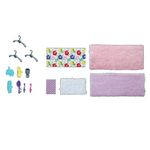 Replacement Parts for Barbie Dreamhouse Dollhouse - GRG93 ~ Barbie Size Accessories ~ Bathroom Supplies, Blankets and Rugs