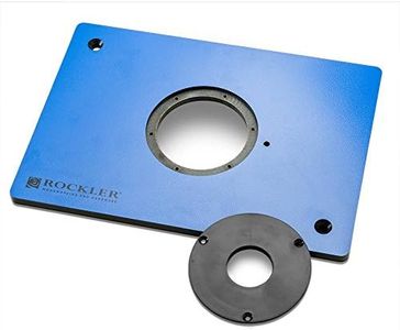 Rockler Phenolic Router Plate with Standard (4'' Dia.) Insert, Non-Drilled