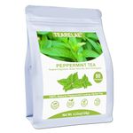 TEARELAE - Peppermint Tea Bags, 80 Count - 100% Pure Peppermint Leaves - Non-GMO - Naturally Caffeine-free Herbal Tea