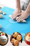 Lukzer Silicone Baking Mat Non-Stick Reusable Sheet Mat 50 * 40 cm (Multicolor)