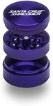 Santa Cruz Shredder Metal Herb Grinder Knurled Top for Stronger Grip 3-Piece Large 2.7" (Purple)