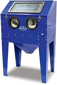 Eastwood B60 Sand Blasting Cabinet | Steel Sand Media Blaster Cabinet Kit | for Paint Removal, Metal Restoration, Rust Removal, Sandblasting | Holds Up to 120 Lbs of Abrasive Media