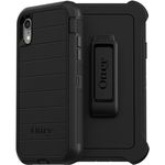 OtterBox Defender Case for iPhone XR, Shockproof, Drop Proof, Ultra-Rugged, Protective Case, 4x Tested to Military Standard, Black, No Retail Packaging