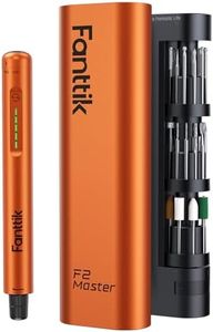 Fanttik F2 Master Mini Cordless Rotary Tool Kit, NeoPulse Motor, 5 Variable Speed, 25000 RPM, Revostor Hub, 35 Accessories, for 3D Printer Sanding, Polishing, Drilling, Carving, DIY Crafts - Orange