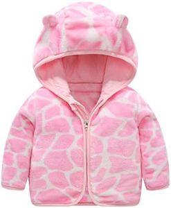 Newborn Baby Coat Cardigan Outfit,Boys Girls Winter Windproof Hooded Coat Jacket Warm Fleece Outerwear with Ears