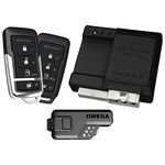 Excalibur RS370 1-Way Paging Remote Start/Keyless Entry/Vehicle Security System (with 4 Button Remote and Sidekick Remote), 1 Pack