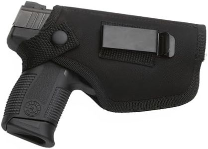 ComfortTac Gun Holster for Men & Women - Right-Handed, Medium (Size 3) Concealed Carry Holster - Wear Inside (IWB) or Outside (OWB) The Waistband - Gun Accessories