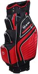 Ram Golf Accubar Cart/Trolley Bag with 14 Way Full Length Divider System, Black/Red