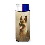 Caroline's Treasures Alsatian German Shepherd Michelob Ultra Koozies for Slim Cans, Multicolor