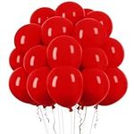 RUBFAC Red Balloons, 50pcs 12 Inch 