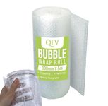 QLV Bubble Wrap Roll 300mm x 5m | Small Air Bubble Wrap for Moving & Packaging | Premium Quality Packaging Essentials | Made in UK