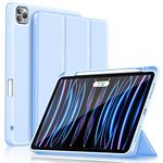 iPad Pro 11 Inch Case 2022 2021 2020 2018, Hoidokly Slim Stand Protective Folio Case Smart Cover with Pencil Holder Compatible with Apple iPad Pro 11" 4th 3rd 2nd 9st Generation -Blue