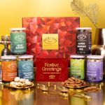 Healthy Treat Royal Treat Diwali Gift Hamper | Diwali Gift Hamper with Festive Card | Diwali Gift Hampers | Roasted Dry Fruits and Snacks Diwali Gift Box | Premium Diwali Gift Hamper | Wholesome Corporate Gifting | Diwali Gift Hamper for Gifting