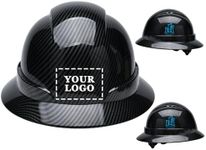 Nsteky Full Brim Hard Hat Construction Hard Hat Customizable Safety Hard Hat with Vents