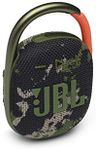JBL Clip 4 - Portable Mini Bluetooth Speaker, Big Audio and Punchy bass, Integrated Carabiner, IP67 Waterproof and dustproof, 10 Hours of Playtime, Speaker for Home, Outdoor and Travel - (Squad)
