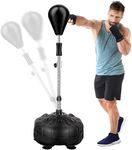 PROFFIX Speed Punching Ball Reflex Bag, Speed Ball - Excellent Quality Heavy Duty Punch Bag/Kick Boxing/Martial Arts/MMA Dummy Equipment