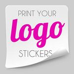 Personalised Square Stickers for Business Logo, Brand, Image, Photo or Text | Choice of Size & Quantity | Wax Melts, Gift, Party Bags | Matt, Gloss, Kraft, Polyester (37mm)