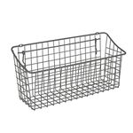 Spectrum Pegboard & Wall Mount Wire Basket Extra Large (Industrial Gray) - Storage & Organizer for Garage, Tools, Shed, Home, Work Bench, Crafts, & More