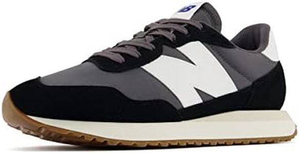 New Balance Men's 237 V1 Sneaker, Black/Magnet, 10.5 M