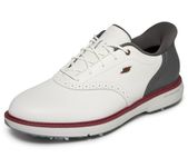 Skechers Mens Prestige Waterproof Lace Up for Golf Shoe, Natural Gray, 9 UK