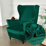 Highdi Wingback Chair Covers 2 Piec