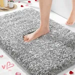 Yimobra Bathroom Rugs Non Slip Wash