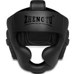 ZHENGTU Boxing Headguard MMA Training Protection Muay Thai Kickboxing Training Martial Arts Headgear (Black, M)