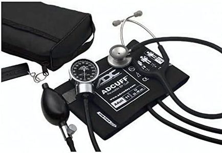 ADC - 778-603-11ABK Pro's Combo III Adult Pocket Aneroid/Clinician Scope Kit with Prosphyg 778 Blood Pressure Sphygmomanometer and Adscope 603 Stethoscope with Carrying Case, Black