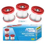 SpaceTent 3 Pack 49-90-1900 Shop Vac Filters for Milwaukee M18 2.5 and 2 gallon Wet Dry Vacs (0880-20, 0970-20) and M12 Wet Dry Vacs (0960-20, 0960-21)