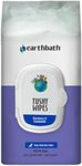 earthbath Tushy Wipes - Helps Neutralize Oder Between Washes, Cleanses and Soothes, Good for Dogs & Cats - Rosemary & Chamomile, 100 Count