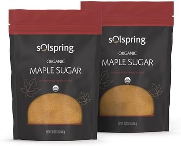 Solspring Organic Maple Sugar, 16 oz, Granuated, Made in U.S.A, Sugar Alternative, Certified USDA Organic, Dr. Mercola - 2 Pack