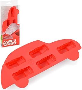 Board Masters VW Collection - Volkswagen Ice Cube Maker Container Mould for Beetle Mould (Classic Beetle/Red)