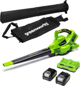 Greenworks 48V Cordless Leaf Blower and Vacuum – Lightweight Garden Tool