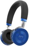 Puro Sound Labs JuniorJam Plus Volume Limiting Headphones for Kids, Safer Audio to Protect Hearing- Adjustable Bluetooth Headphones for Tablets, Smartphones, PCs- 22-Hour Battery Life-Blue