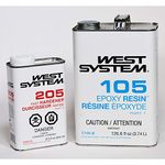 West System 105 Epoxy Resin (KIT Resin GAL + 205B)