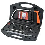 Hacksaw Set, Akamino 13 in 1Multi-Purpose Metal Handheld Hacksaw Tile Saw, Hand Saws for Cutting Wood, Glass, Tile, Metal, Ceramic, Rubber (Black)