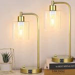 Industrial Table Lamps Set of 2, Be