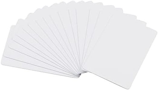 250 Pack Premium Blank PVC Cards, Graphic Blank ID Card, CR80 30 Mil White Plastic Cards for Photo ID Badge Printers