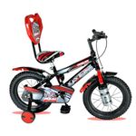 BLACK SHARK Aqua 14 Inches Bike for Kids Bike Brake | Bicycle for Boys & Girls | Frame | 90% Pre-Assembled | (Red, 14 Inches)