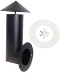 Homesicker Smoke Stack with Gasket Replacment for Traeger, Pit Boss, Camp Chef and Other Pellet Grills Smokers