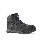 Rock Fall Men Ohm Safety Boots, Black Black 001, 9 UK