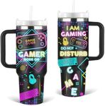 Gamer Gifts for Men, Gamer Tumbler 40 Oz, Gifts for Gamers, Gamer Gifts, Gaming Stuff for Boys, Gaming Gifts, Cool Gifts for Gamer, Birthday Gamer Gifts