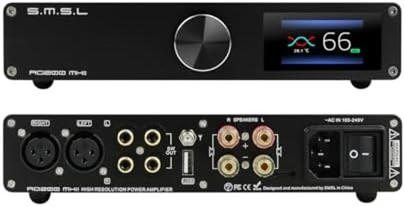 SMSL AO200 MKII Bluetooth Amplifier, MA5332MS 160W x 2 Stereo Amp, USB/RCA/XLR/BT 2.1 Channel Hi-Fi Amplifiers for Subwoofer/Passtive Speaker