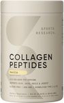 Sports Research - Collagen Peptides, Type I & III, Vanilla 480g