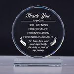 Cutywood Thank You Gifts for Women Men Teacher, Appreciation Gifts for Women, Crystal Engraved Leaving Retirement Gifts for Colleagues Coworkers Boss, Friendship Gifts for Women, Thinking of You Gifts